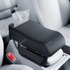 Car Armrest Box Booster Cushion Height Pad Universal Leather Armrest Armrest Memory With Storage Cotton Support Cushion Elbow