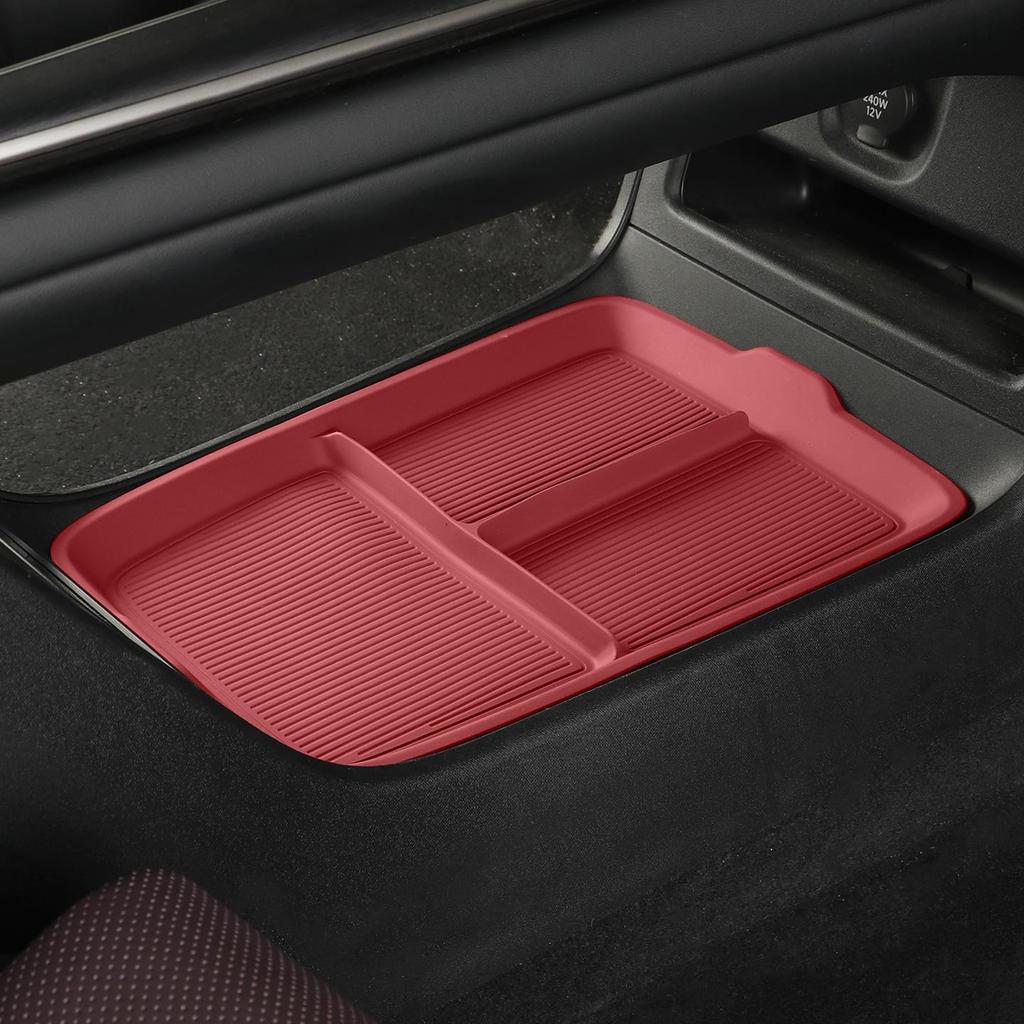 Soft Rubber Organizer for Xiaomi SU7 Console Storage Compartment, Car Interior Accessories