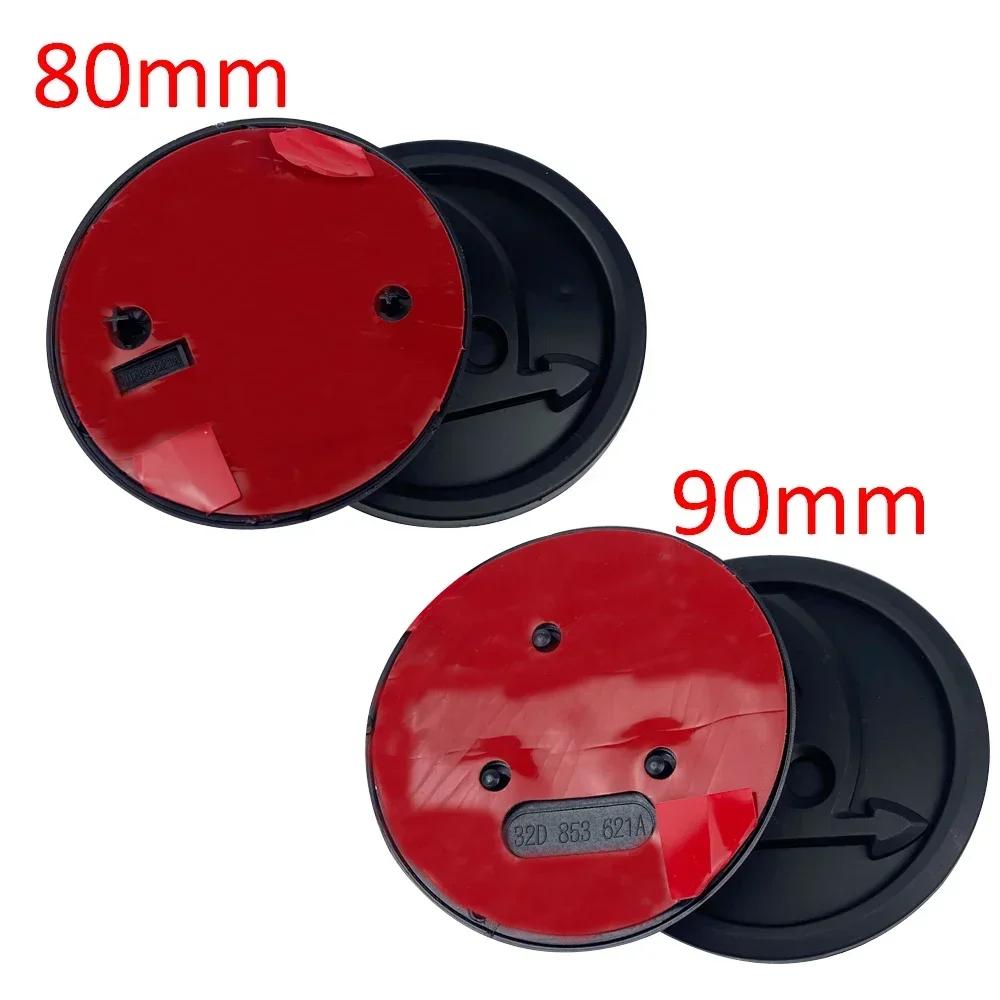 

Car Sticker 2025 New 2Pcs 80mm 90mm Emblem For Skoda Fabia 1 2 Octavia a7 RS Superb Rapid Yeti Karoq Vision Car Head Front Rear 1x90 1x80 матовый черный