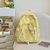 Schoolbag schoolbag female junior high school student high value cute college student backpack Korean ins style dopamine design sense backpack