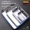 304 Stainless Steel Rectangular Food Tray with Lid