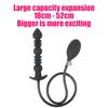 18-52cm Inflatable Anal Beads Anal Plug For Women Vaginal Dilator Men Butt Expander Big Dildos Female Masturbator Sex Toys Adult