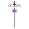 Accessori da Principessa Cosplay Gioielli per Bambini Collana Viola a Coda di Pesce Accessori