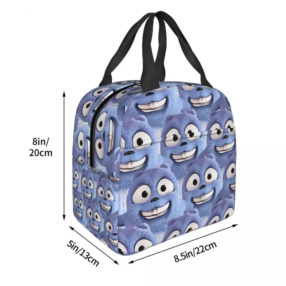 Grizzy And The Lemmings Insulated Lunch Bag for Kids School Cooler Thermal Food Box Tote Portable Lunch Boxes Container