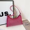 Bright Diamond Trend Foreign Style Versatile Underarm Bag Women's Fashion Light Luxury Temperament High-end Niche Design Shoulder Bag