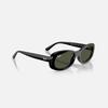 RAYBAN Gafas de Sol Ovaladas de Acetato Estilo Unisex para Pareja PC 0RB2221F