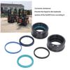 Forklift Steering Cylinder Sealing Kit 3014509001 ABS Heat Resistant Forklift Sealing Kit for E16C 16CH 16P 16PH 20PH