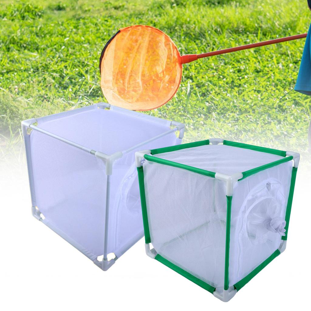 Butterfly Habitat Cage Butterfly Terrarium Breathable Plant and House Reusable Observation Cage Mesh Cage for Indoor Outdoor