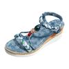 Platform Toe Bohemian Women'S Shoes Soft Soled Slip Sandals Womens Wedge Sandal Soft Sandals For Women