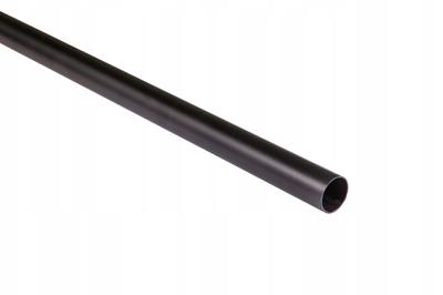 Black Furniture Rod, Diameter 25mm, Tube 60cm