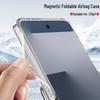 Samsung ZFlip7 Foldable Screen Magnetic Transparent Phone Case with Integrated Airbag