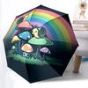 1pc Mushroom Snail Automatic Open/Close, Foldable Compact Umbrella with 8-Rib Shaft, Perfect Gift For Men And Women 098