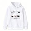 Kids Boys Girls Pullover Hoodie, Cool Race Car Speed Street Aesthetics Print Casual Soft Hooded Sweatshirt for Daily Wear Street Style Children Top