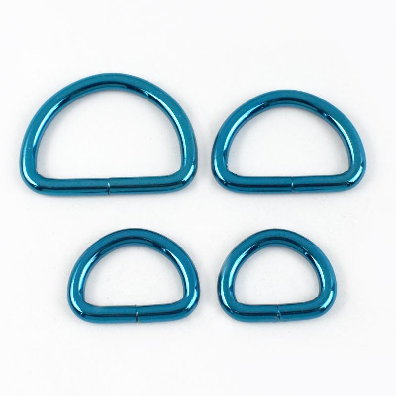 5/10Pcs Meetee 20/25/32/38mm Metal Buckles for Bag Strap D Ring Clasp Dog Collar Decor Connect Hooks DIY Hardware Accessories
