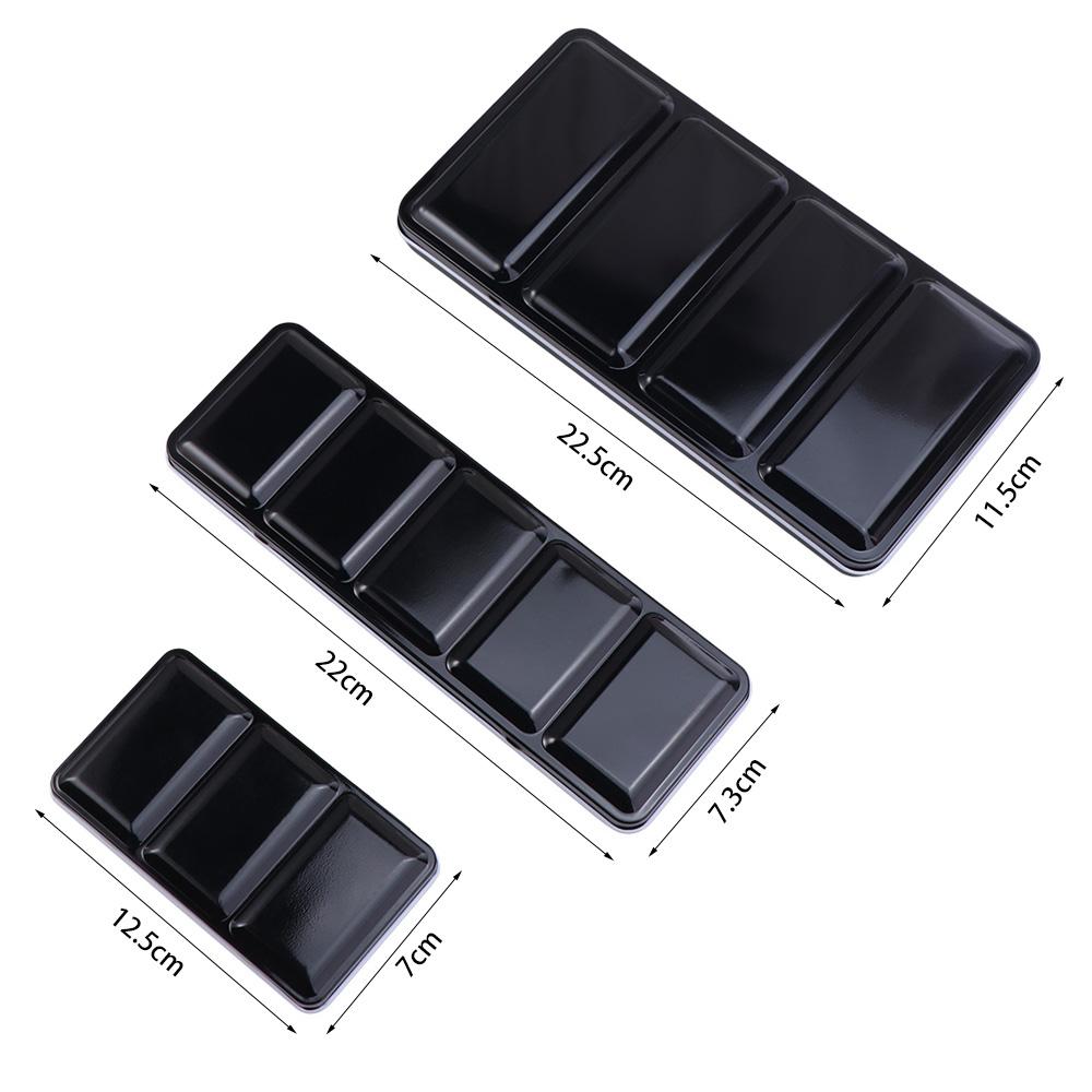 Metal Empty Paint Case Rectangular Watercolor Tin Palette Paint Case Empty Watercolor Palette Kids
