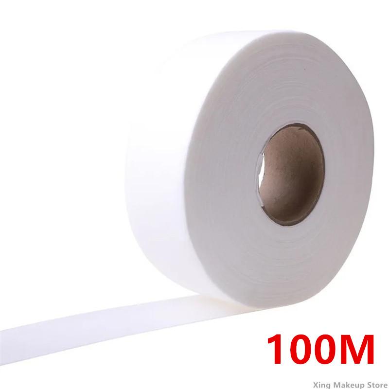 

1 рулон 50 м 100 м восковые полоски для удаления волос нетканое полотно для удаления волос в рулонах восковой бумаги высокое качество эпилятор для удаления волос