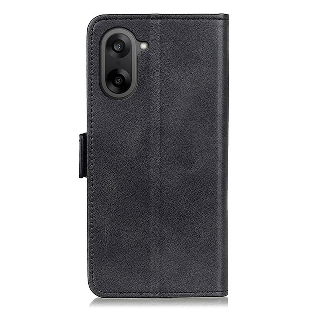 For OnePlus Nord CE5 5G Case Stand Cowhide Texture PU Leather Phone Cover