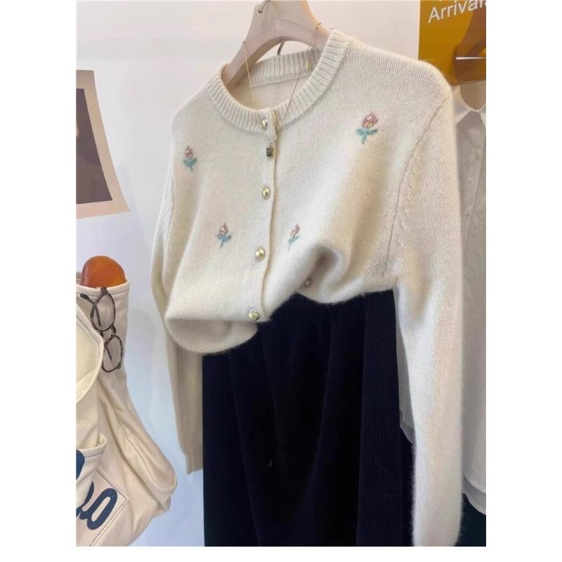 

Jacket autumn, winter and winter new product thickened lazy cashmere knitted cardigan top One size