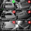 DEYTOP Center Console Cover for Chevy Silverado 2014-2018 Accessories Console Armrest Cover for GMC Sierra 2014-2018 Car Cushion Protector Pad (Black