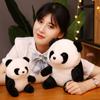 Like Real Wild Animals Plush Toys Round Cute Lifelike Panda Stuffed Dolls Gifts For Kids Boy Girls