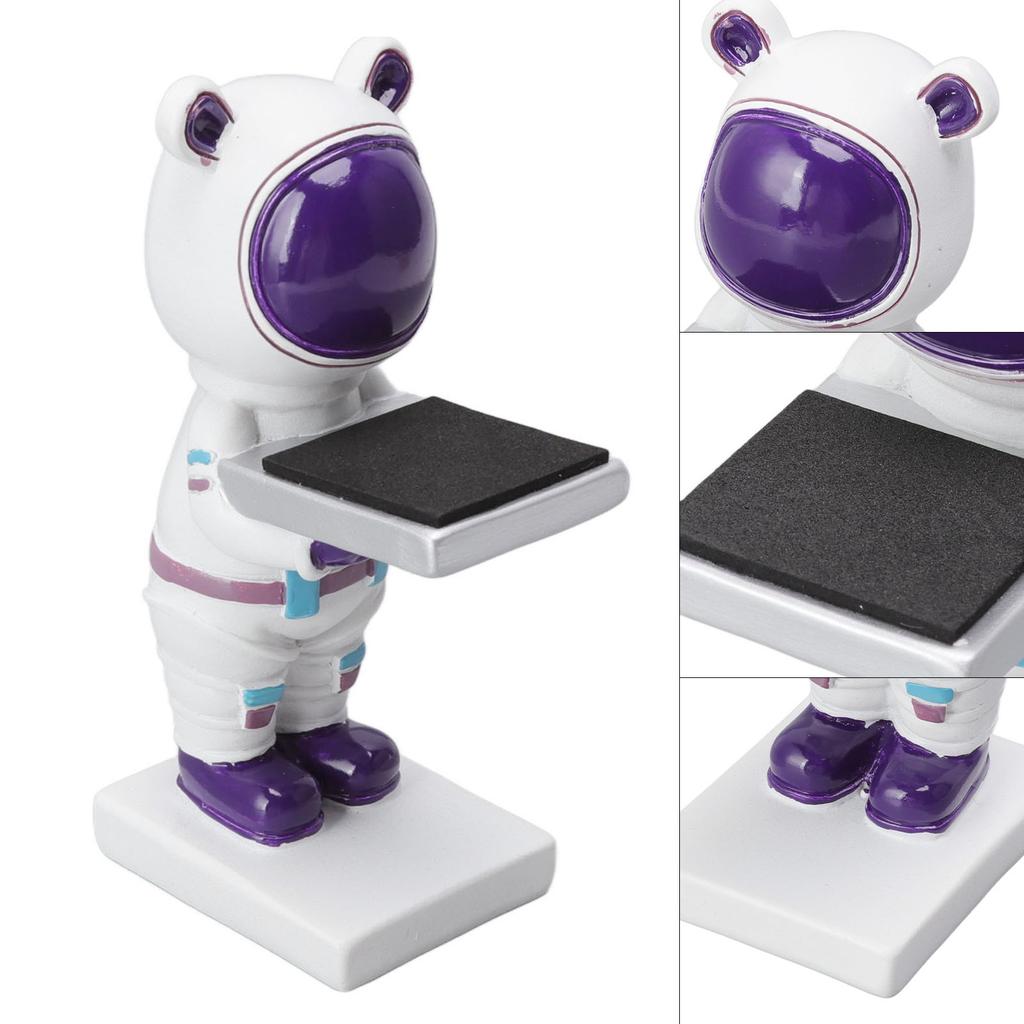 Resin Watch Stand Handmade Figurine Model Decorative Watch Display Stand for Home White Bear