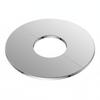 Split Escutcheon Plate Easy Installation Stainless Steel Escutcheon Plate Peel-and-Stick Pipe Collar Long-Lasting for Kitchen