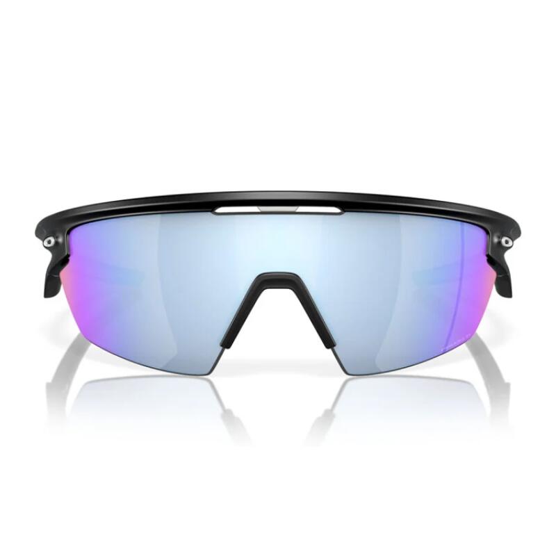 Oakley Solid Shape TR/Memory Plastic Irregular Sunglasses Unisex Couple Black