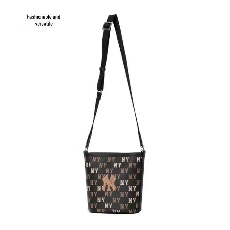 MLB Unisex 2023 Classic Crossbody Bucket Bag - Celebrity Style, Versatile and Casual Shoulder Bag