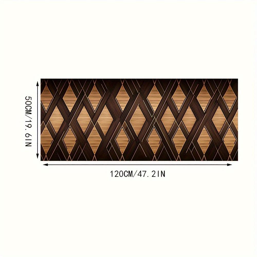 1Pcs Beautiful Floral Non-Slip Washable Area Rug Runner for Entryway, Living Room, Bedroom & Patio