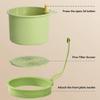 Hygienic Sink Storage Basket With Quick Drains Function Mounting Systems and Tool Organization Compartments