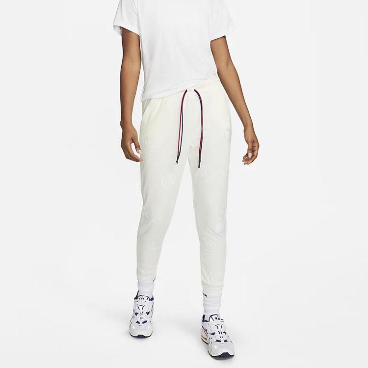 New Nike Knitted Sweatpants Women's Ecru DX5697-133