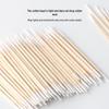 Disposable Double-Headed Fine Cotton Swabs for Nail Art with Pointed Tips
