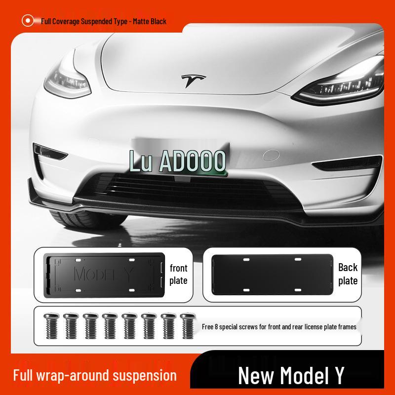 Kompatibilní rámeček na SPZ pro Tesla Model 3/Y/L - Plná ochrana, Edice 2025.