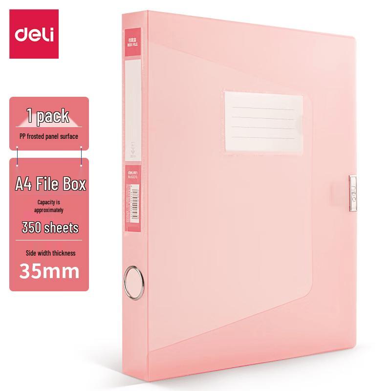 Deli 35mm A4 Translucent File Box