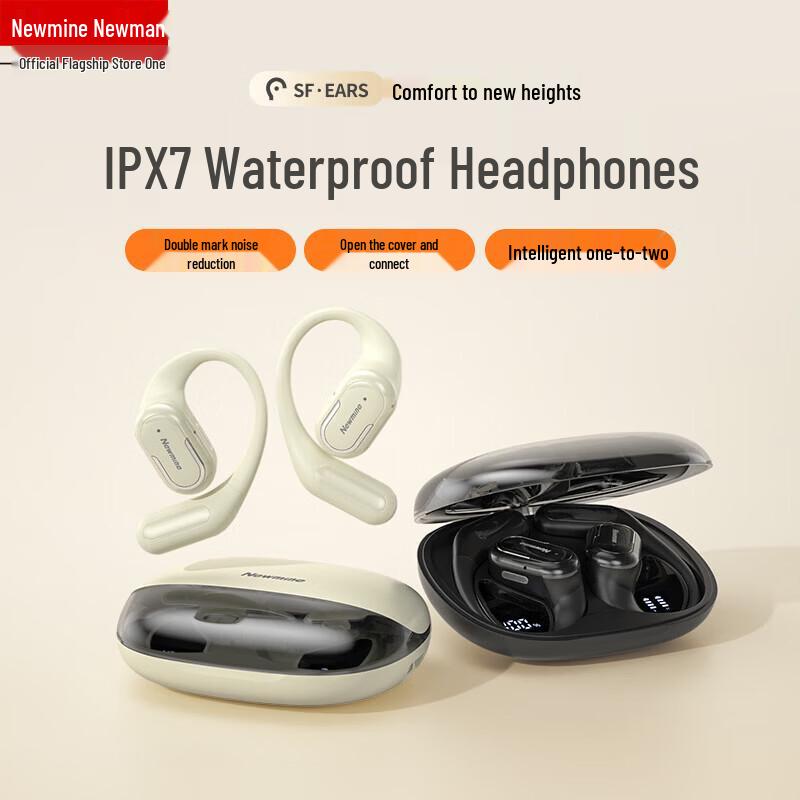 Newmine LY57 Open-Ear Wireless Bluetooth Ear-Hook Headphones
