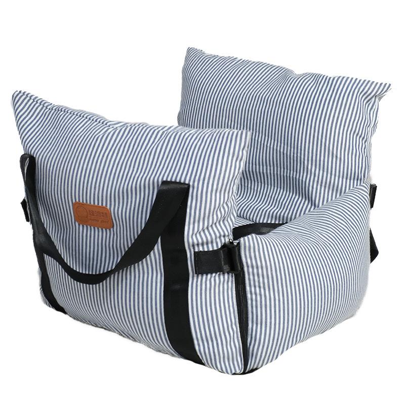 Portable Pet Car Seat Cat Bag Small Dog Car Kennel Dog Kennel Four Seasons Removable and Washable Nests