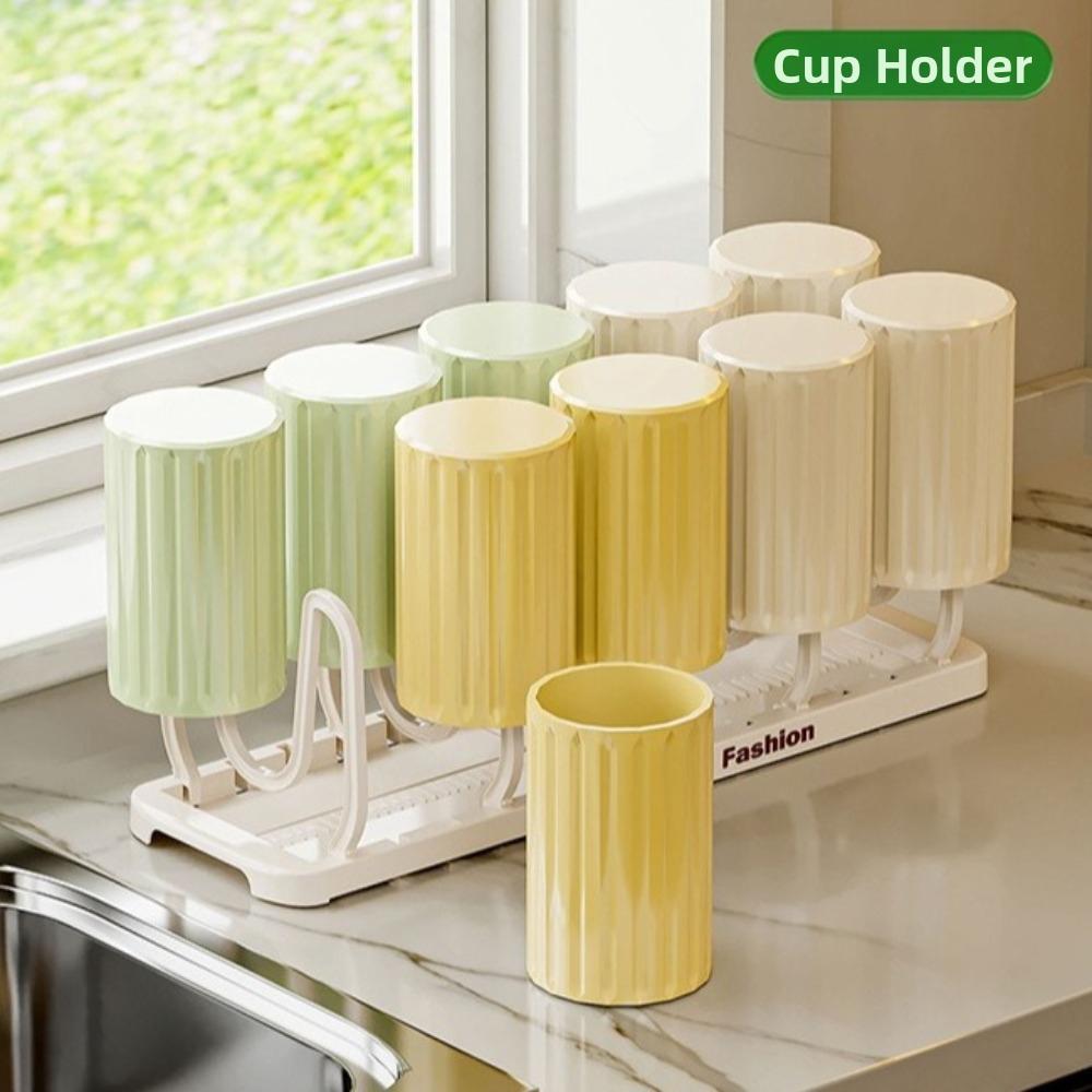 U-shaped Telescopic Dish Drying Rack Adjustable Detachable Kitchen Storage Shelf Plastic Space Saving Bowl Rack