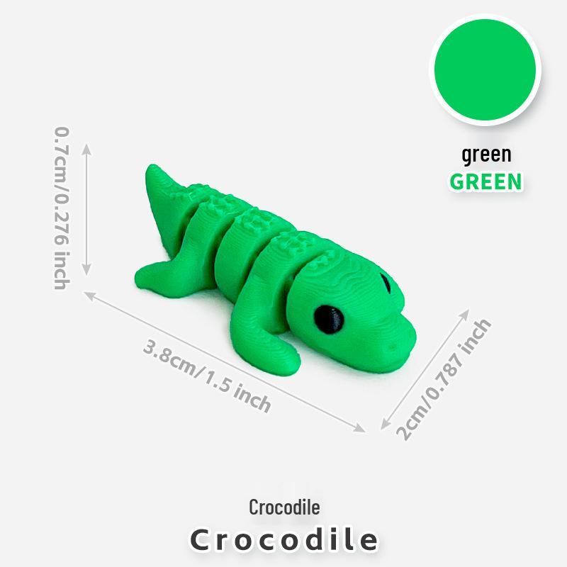 Colorful 3D Printed Small Animal Toys - Simulation Animal Models for Micro-Landscape Decoration