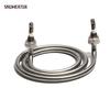 SNDHEATER 220V 380V Electric Water Heating Element 140x30mm Annular Round Heater Coil M12 Thread 201/304 Stainless Steel 3KW 4KW