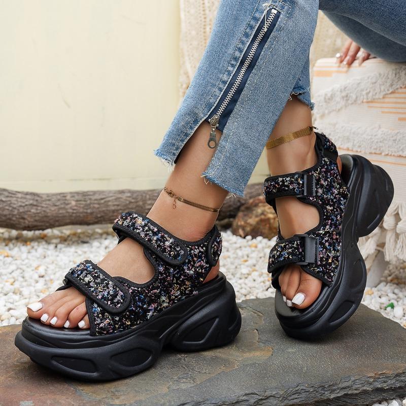 Fashion Summer Women Comfortable Platform Sandals Wedges Anti-slip Designer Shoes Fashion Beach Casual Woman Sandals Sandalias De Mujer