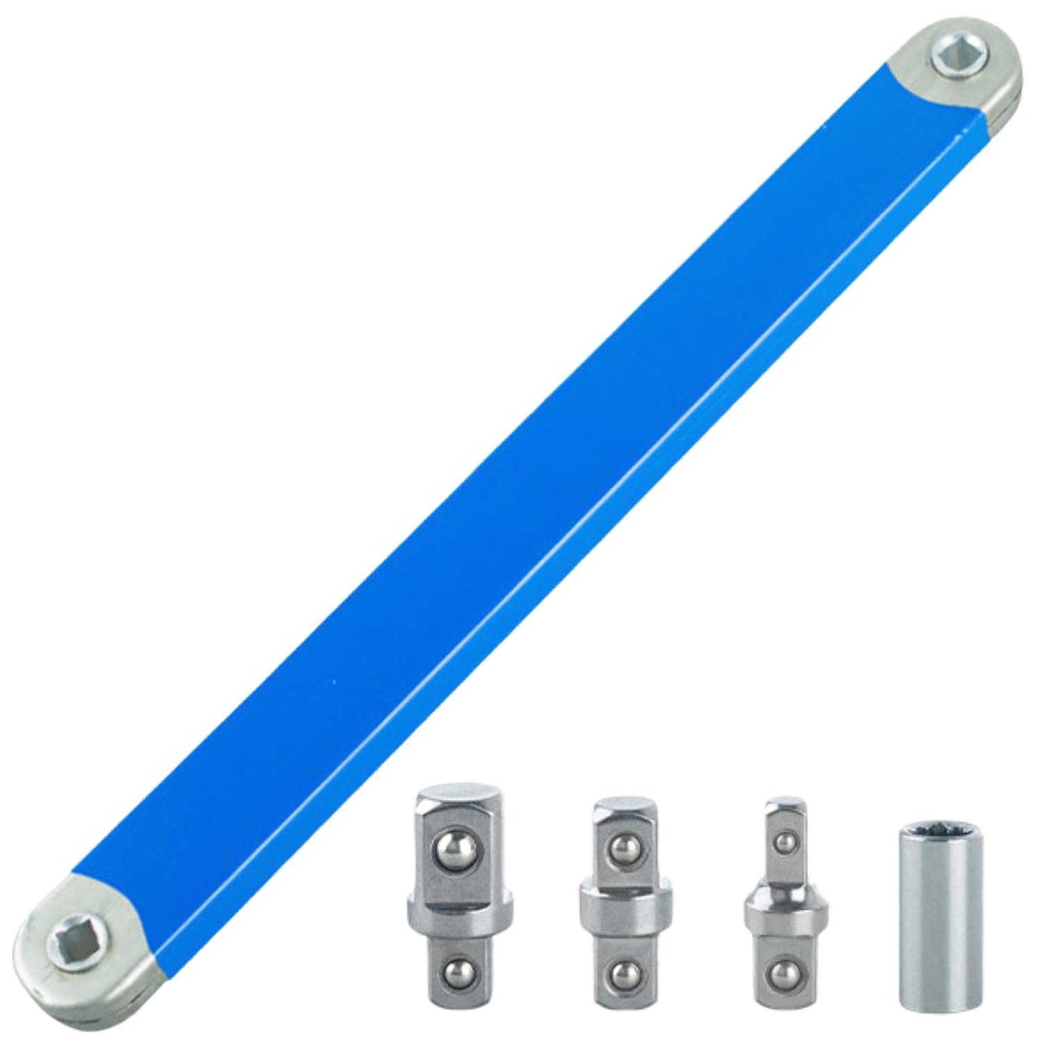 

Ratchet Extension Wrench Spanner Offset Adapter Ratchet Monkey Handy Tool Blue RiNan. синій