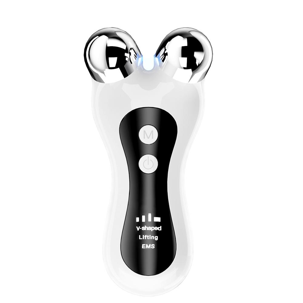 Facial Massager EMS Microcurrent Roller Device For Face Lifting Skin Tighten Double Chin Remover Tools