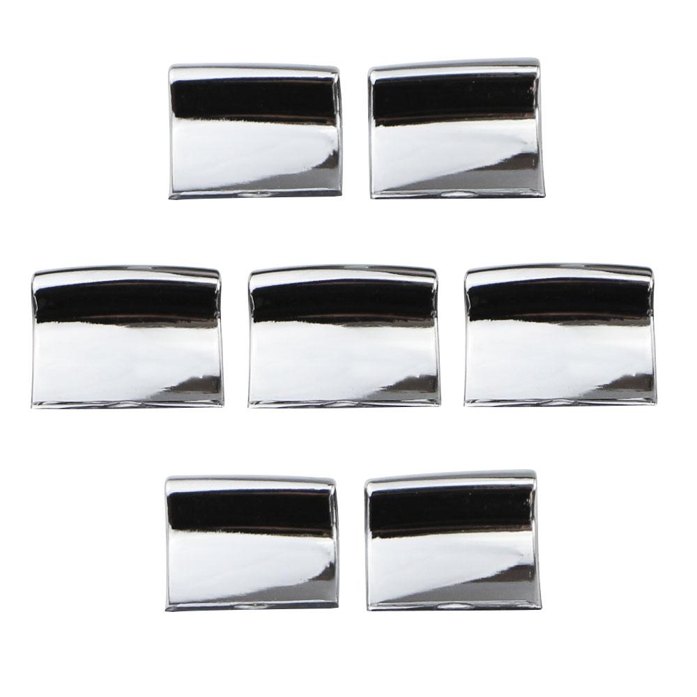 

7 шт./компл., накладка на кнопку переключателя стеклоподъемника из АБС-пластика для Hyundai Accent Solaris Verna 2016-2020, аксессуары серебряный