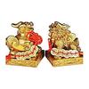 Pixiu Hikyu Male and Female Set, Pair, Copper Feng Shui Ornament, Feng Shui Goods, Interior Amulet, Set of 2, Increase Luck, Feng Shui Item, Luck,