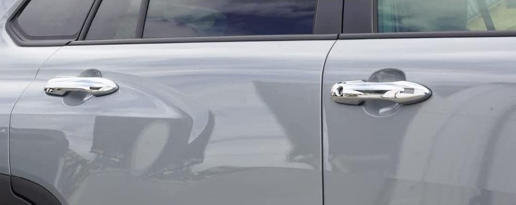 MEKOMEKO Door Handle Covers for New Corolla Cross Door Knob Door Panel Garnish Exterior Scratch ABS Set Compatible with New Corolla Cross 2021 May