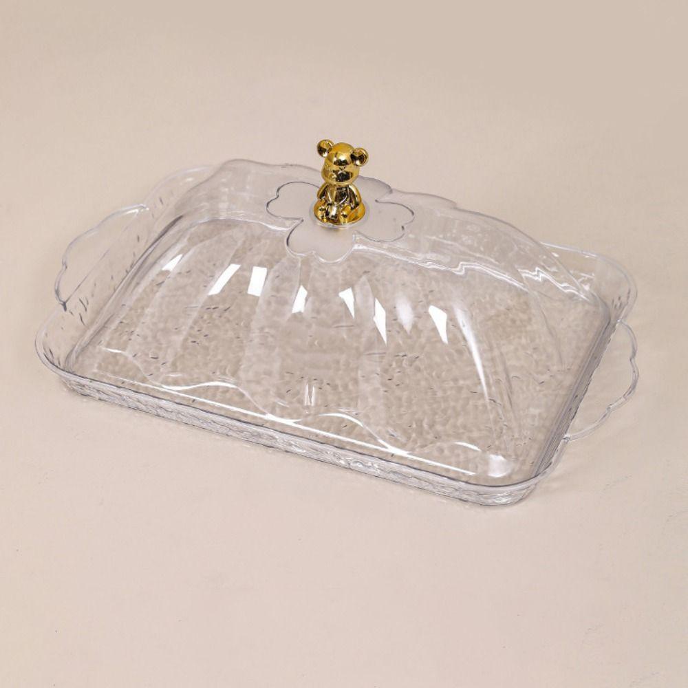 Plastic Fruit Tray Exquisite Storage Display Plate Tableware Candy Storage Box  Living Room