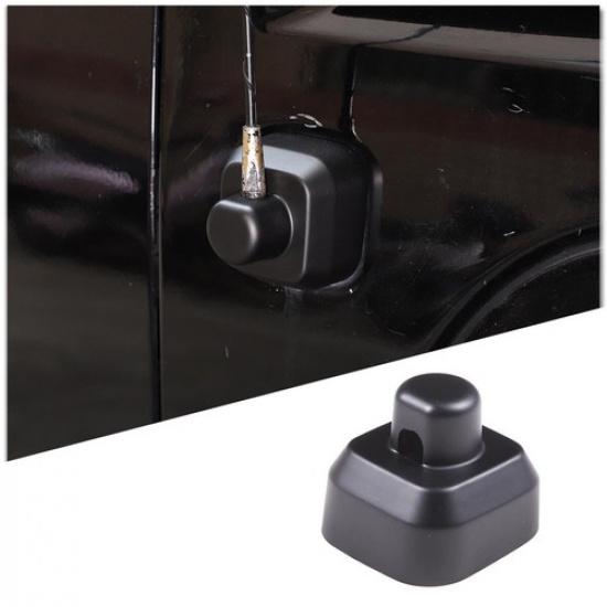 Matte Black Side Antenna Base Bezel Cover Moulding For Hummer H3 2005-2009