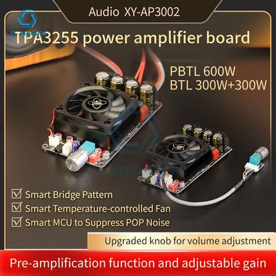 XY-AP3002 Digital Power Amplifier Board (TPA3255) High-Power 300W×2 Stereo/Bridged Mono 600W Power Amplifier Module DC18-51V/10A