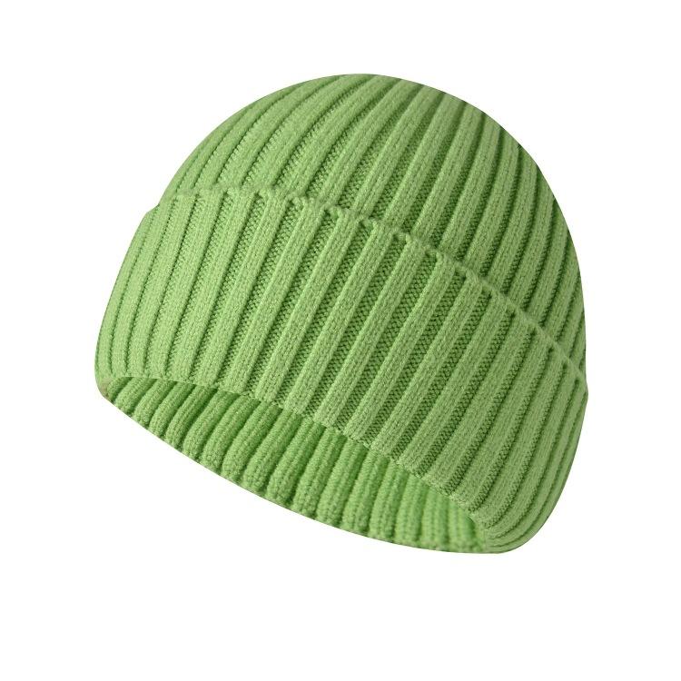 Thickened Knitted Hat Autumn and Winter Warm Wool Hat Outdoor Sports Cycling Hat Cold Hat