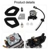 Carburetor Kit for Honda For GX25 and For GX35 Engine Types Used in Handheld Trimmers and Push Mowers with Gasket Set